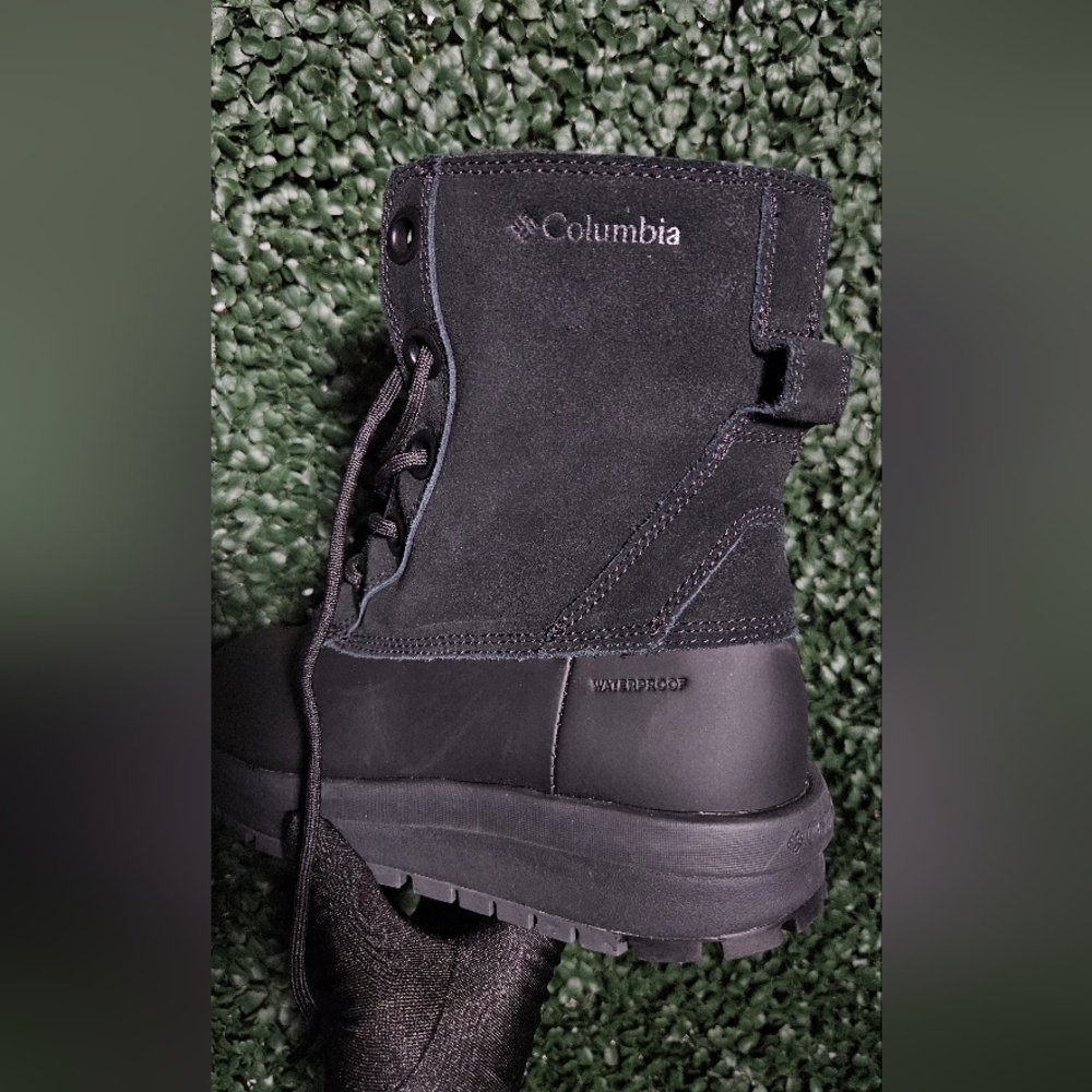 Columbia Black Lace-Up Waterproof Winter Boots - Picture 7 of 9